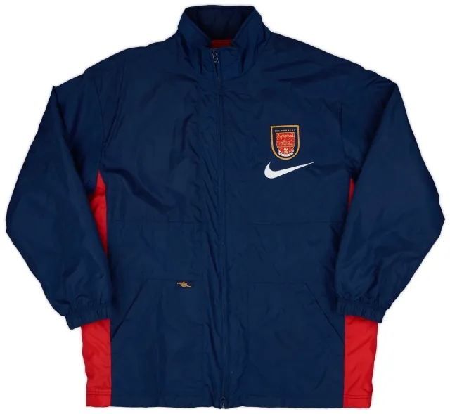 1996-98 Arsenal Nike Padded Bench Coat - 7/10 - (L)