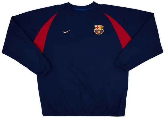 2002-03 Barcelona Nike Sweat Top - 7/10 - (XXL)