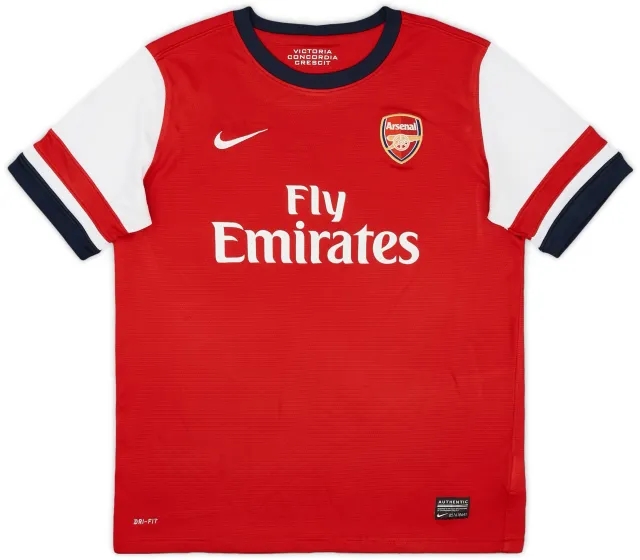 Nike 2012-14 Arsenal Home Shirt - 7/10 - (XL.Boys)