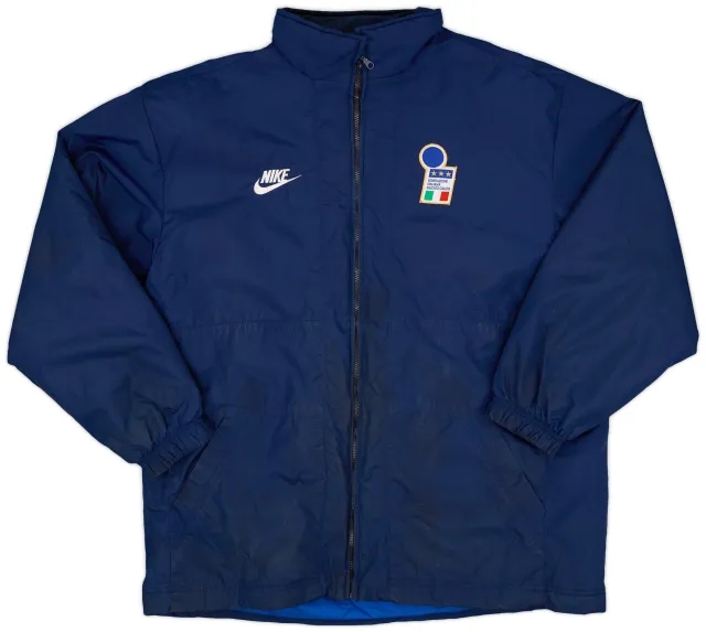 1996-97 Italy Nike Padded Bench Coat - 5/10 - (XL)
