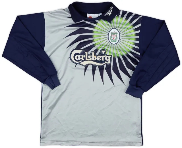 Reebok 1998-99 Liverpool GK Shirt - 6/10 - (L.Boys)
