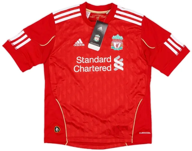 adidas 2010-12 Liverpool Home Shirt (S.Boys)