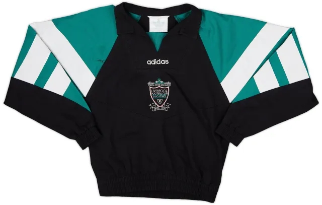 1995-96 Liverpool adidas Drill Top - 5/10 - (M.Boys)