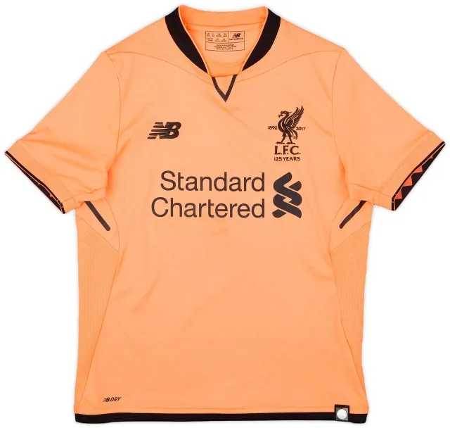 NewBalance 2017-18 Liverpool 125 Years Third Shirt - 6/10 - (L.Boys)