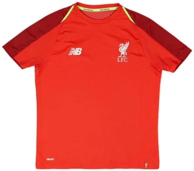 2018-19 Liverpool New Balance Training Shirt - 8/10 - (XL.Boys)