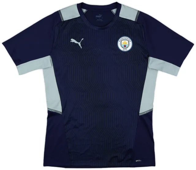 2021-22 Manchester City Puma Training Shirt - 9/10 - (L)