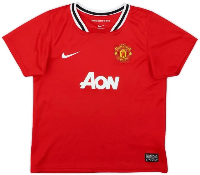 Nike 2011-12 Manchester United Home Shirt - 8/10 - (5-6 Years)