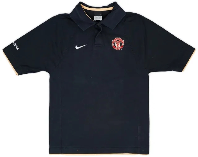 2006-07 Manchester United Nike Polo Shirt - 8/10 - (S)