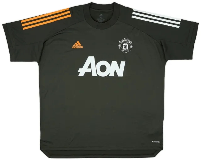 2020-21 Manchester United adidas Training Shirt - 9/10 - (XL)