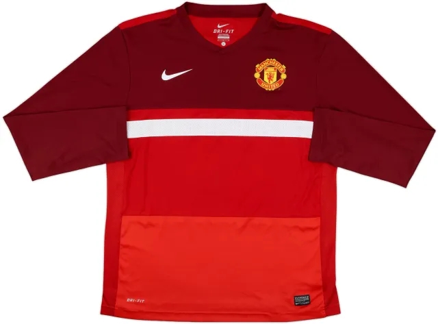 2011-12 Manchester United Nike Training Shirt - 5/10 - (XL.Boys)