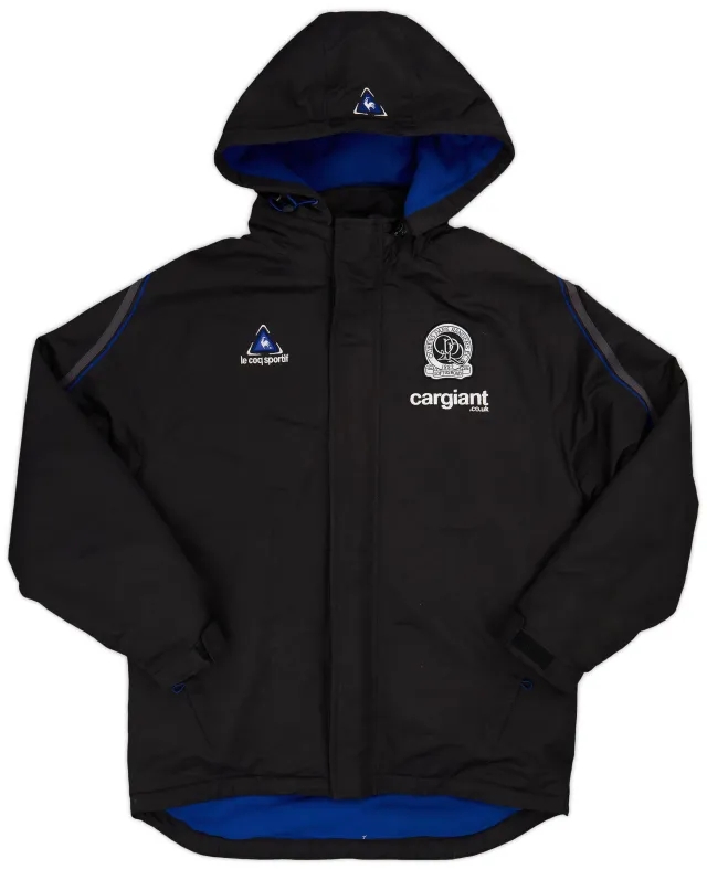 2004-05 QPR Le Coq Sportif Hooded Bench Coat - 7/10 - (S)