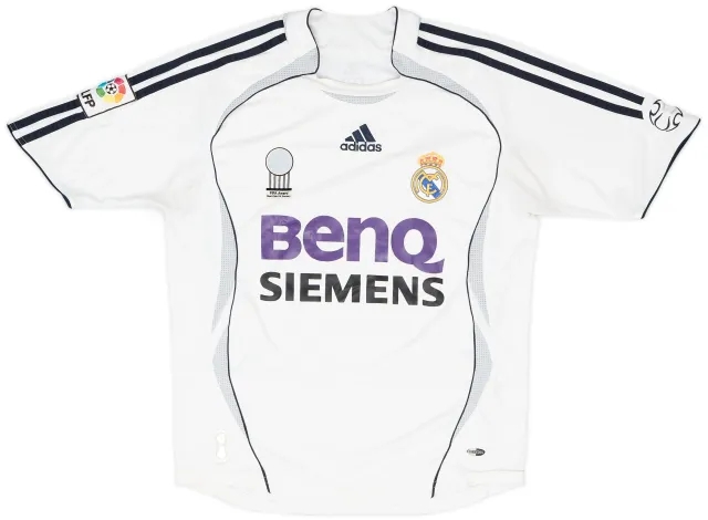 adidas 2006-07 Real Madrid Home Shirt - 6/10 - (L.Boys)