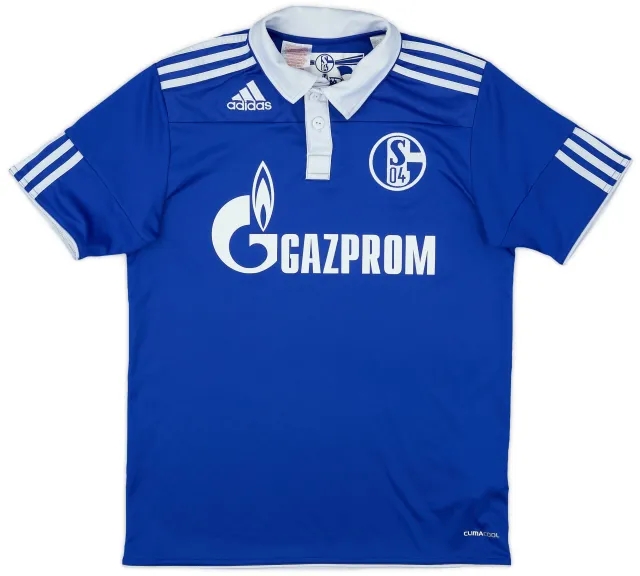 adidas 2010-12 Schalke Home Shirt - 8/10 - (L.Boys)