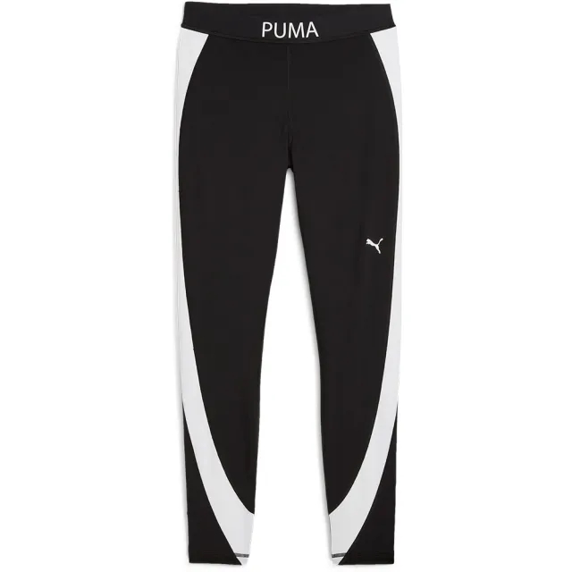 PUMA Strong High-Waisted 7/8 Colour Block Tights Women, Black