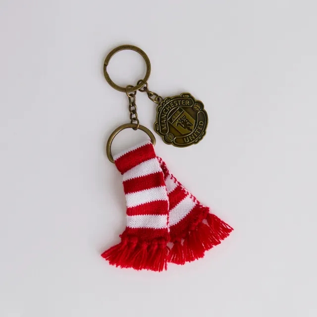 Manchester United Scarf Keyring Red