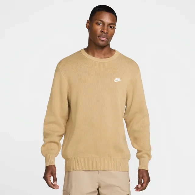 Nike Club Men Sweatshirts - Beige