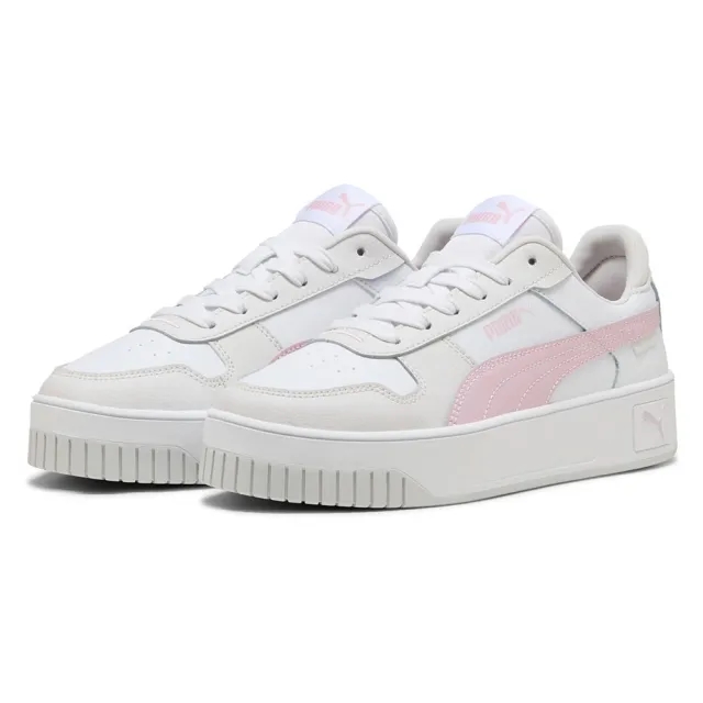 PUMA Carina Street Sneakers Women, White/Rose Mauve/Feather Grey