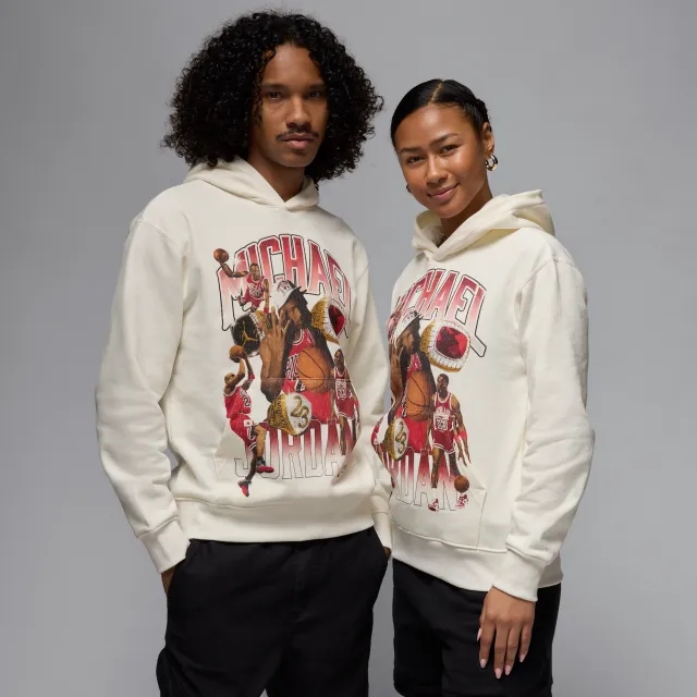 Nike Jordan Jordan Champion Graphic Hoodie - Sail - Mens