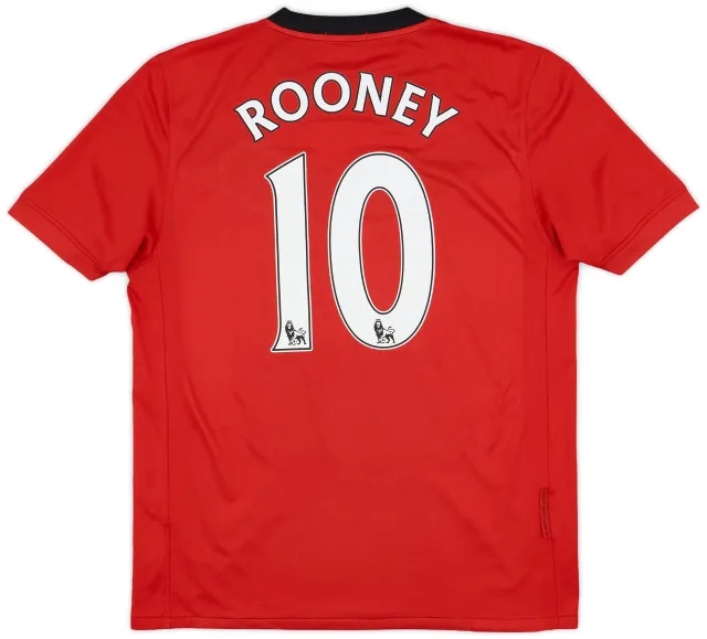 Nike 2009-10 Manchester United Home Shirt Rooney #10 - 6/10 - (M)