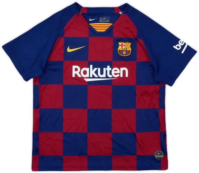 Nike 2019-20 Barcelona Home Shirt - 9/10 - (7-8 Years)