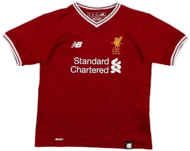 NewBalance 2017-18 Liverpool 125 Years Home Shirt - 9/10 - (4-5 Years)