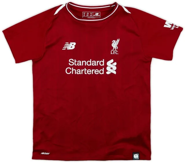 NewBalance 2018-19 Liverpool Home Shirt - 9/10 - (6-7 Years)