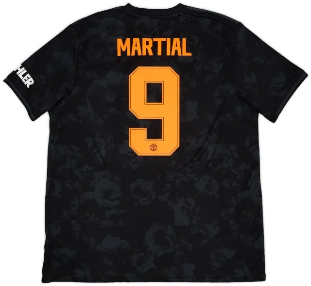 adidas 2019-20 Manchester United Third Shirt Martial #9 - 9/10 - (XXL)