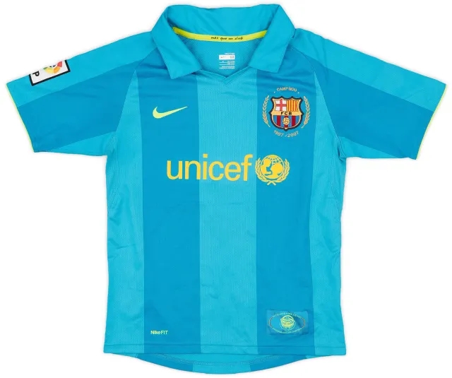 Nike 2007-09 Barcelona Away Shirt - 8/10 - (M.Boys)