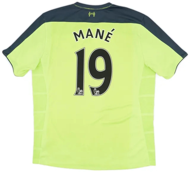 NewBalance 2016-17 Liverpool Third Shirt Mane #19 - 5/10 - (XL)