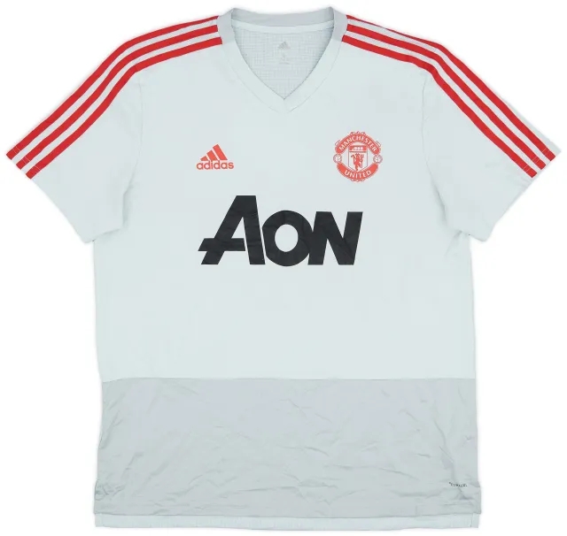 2018-19 Manchester United adidas Training Shirt - 9/10 - (L)