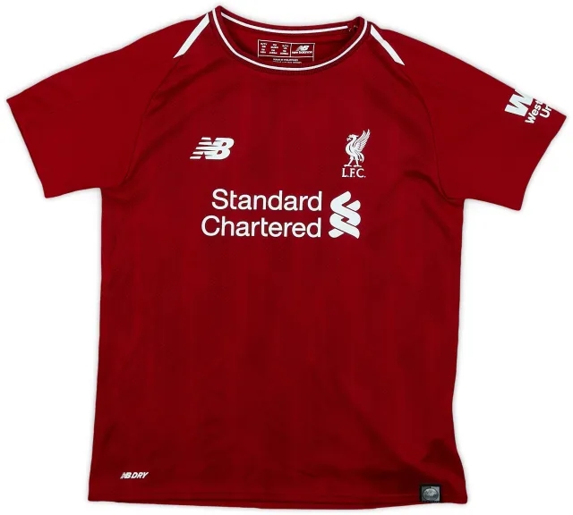 NewBalance 2018-19 Liverpool Home Shirt - 9/10 - (6-7 Years)