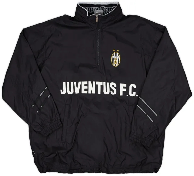 1999-00 Juventus Kappa 1/4 Zip Rain Jacket - 7/10 - (XL)