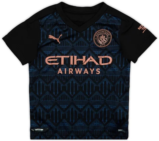 Puma 2020-21 Manchester City Away Shirt - 8/10 - (5-6 Years)