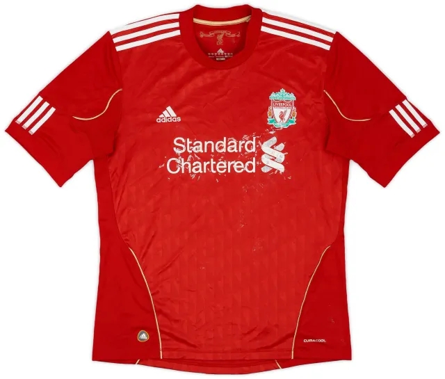 adidas 2010-12 Liverpool Home Shirt - 4/10 - (L)
