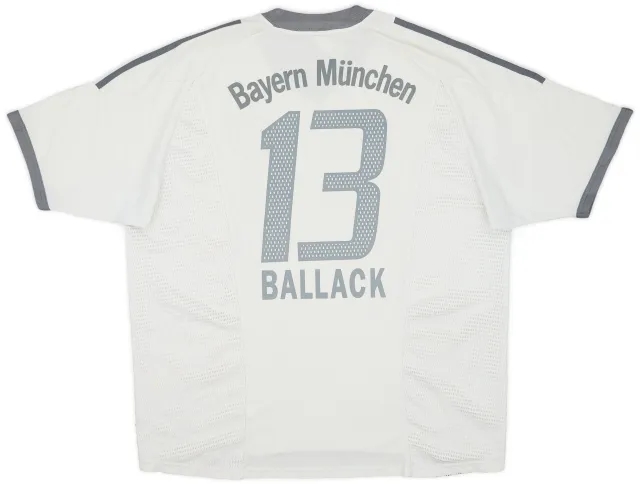 adidas 2002-03 Bayern Munich Away Shirt Ballack #13 - 6/10 - (XXL)