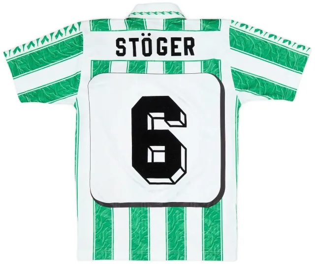 Diadora 1996-98 Rapid Vienna Home Shirt Stoger #6 - 9/10 - (XS)