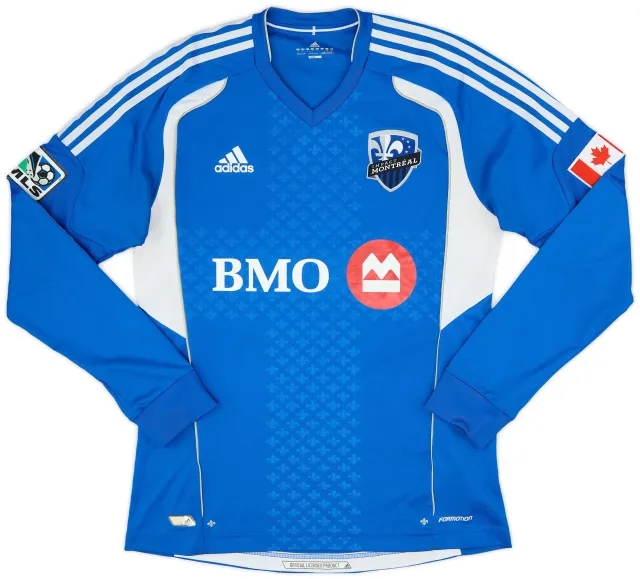 adidas 2012 Montreal Impact Authentic Home L/S Shirt - 8/10 - (L)