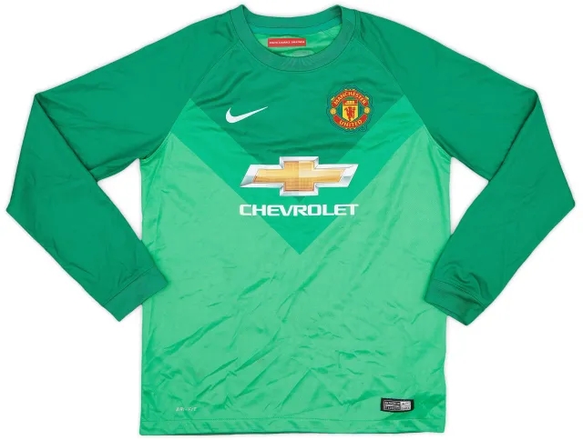 Nike 2014-15 Manchester United GK Shirt - 7/10 - (L.Boys)