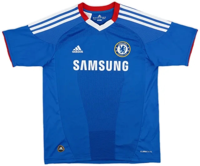 adidas 2010-11 Chelsea Home Shirt - 8/10 - (M.Boys)