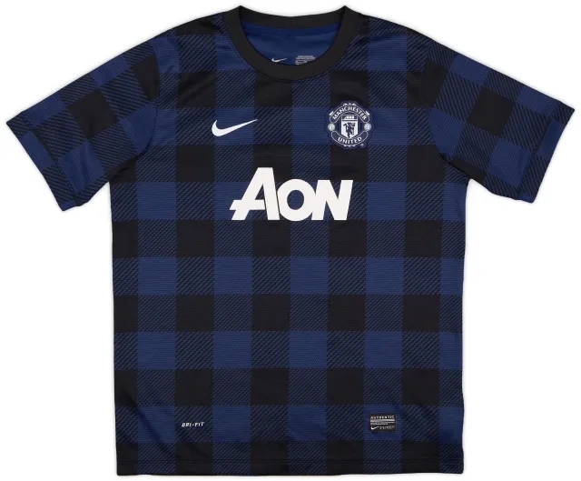 Nike 2013-14 Manchester United Away Shirt - 8/10 - (XL.Boys)