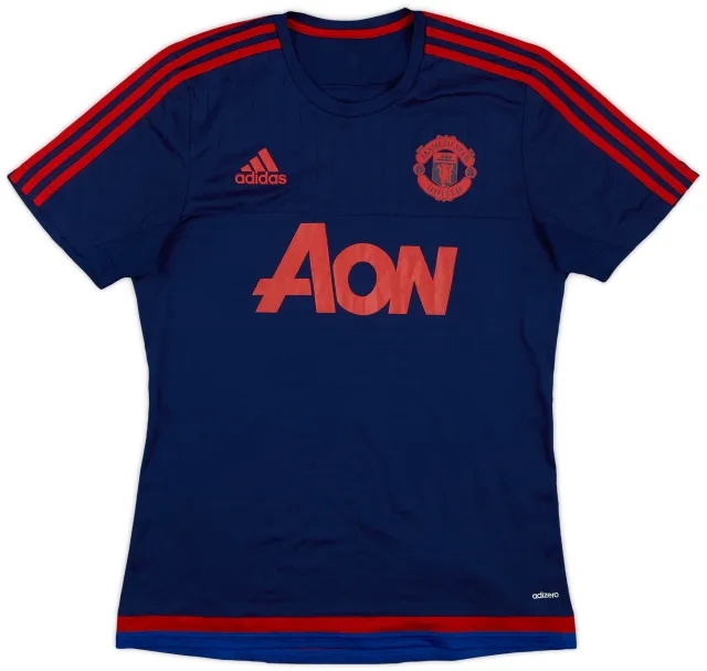 adidas 2015-16 Manchester United adizero Training Shirt - 9/10 - (M)