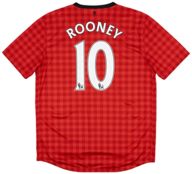 Nike 2012-13 Manchester United Home Shirt Rooney #10 - 5/10 - (L)