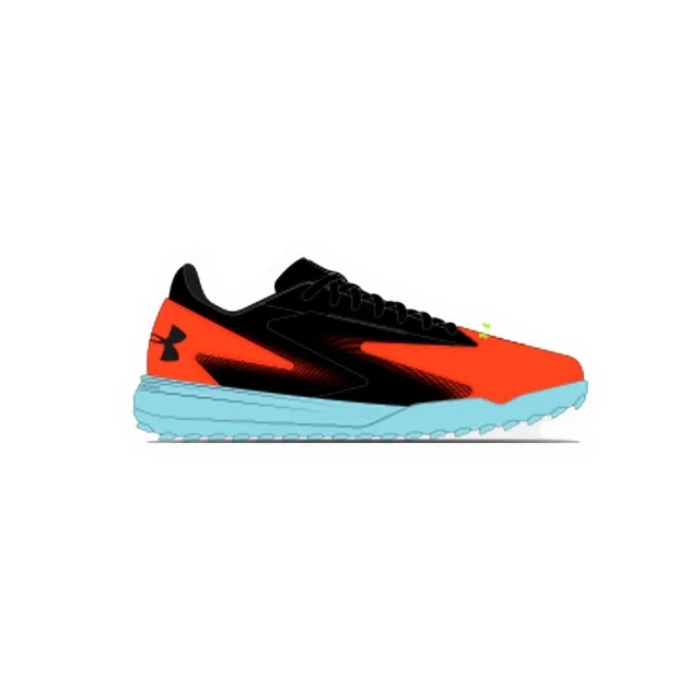 Kids'  Under Armour  Shadow Turf 3 Jr. Football Boots Black / Ares Red / Black 5.5