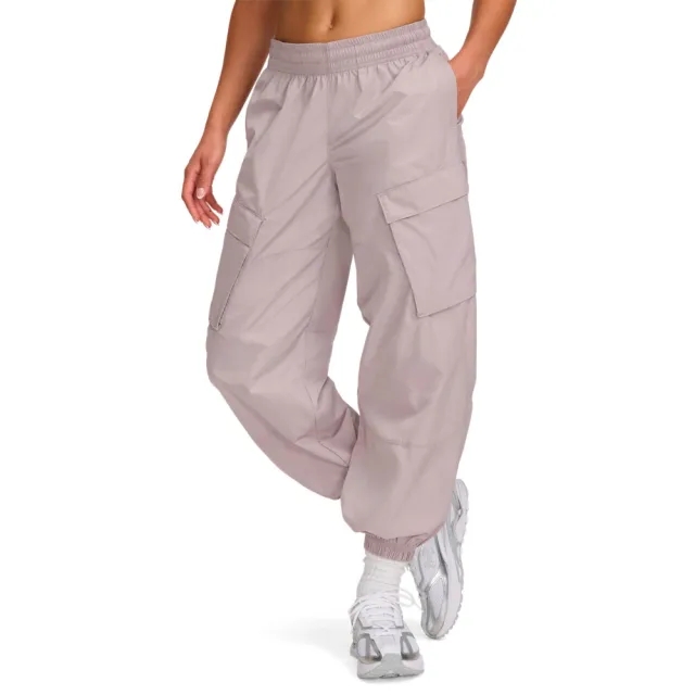 Women's  Under Armour  Unstoppable Woven Sheen Cargo Pants Gray Dawn / Gray Dawn XS