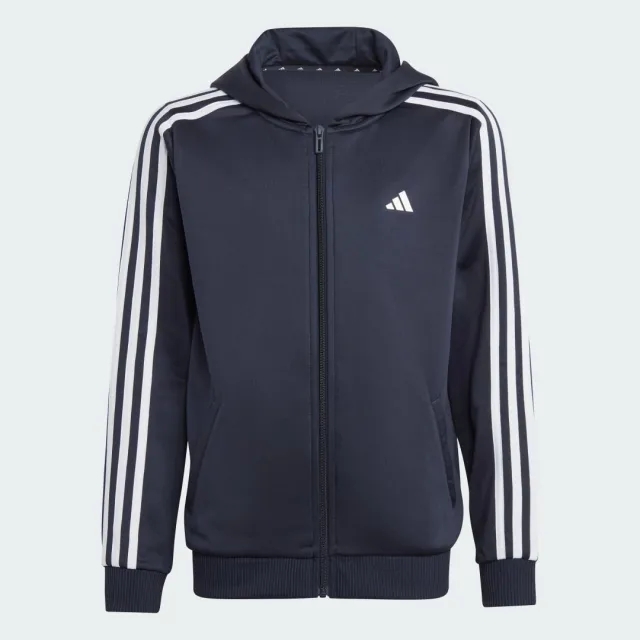 adidas Train Essentials AEROREADY 3-Stripes Regular-Fit Full-Zip Hoodie