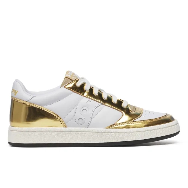Saucony - Jazz Court Silver & Gold in White
