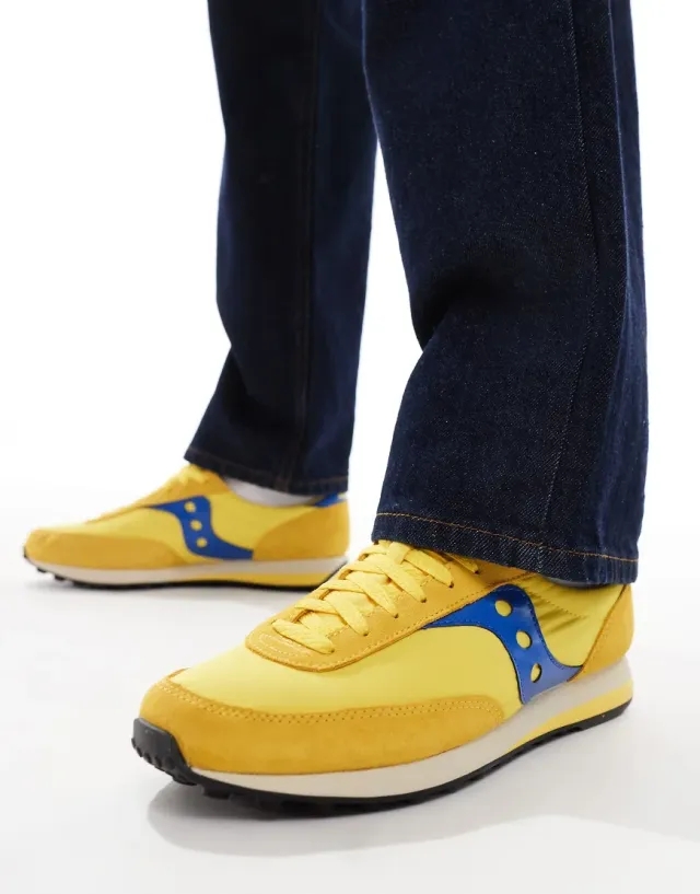 Saucony Trainer 80 Men Shoes - Yellow