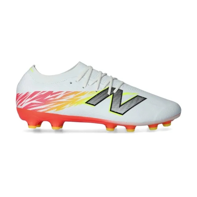 New Balance Furon V8 Elite Ag Flash Point - White/Red/Silver - ['White']