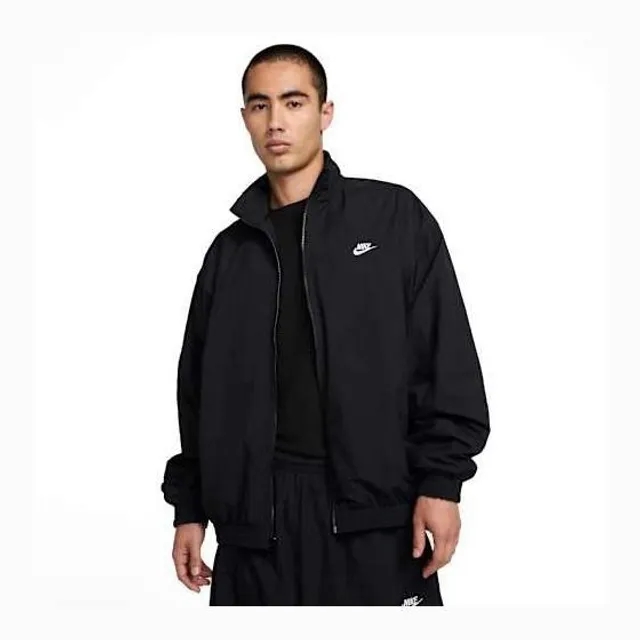 Nike M Nk Club Wvn Trk Jkt Os Black/White - ['Black']