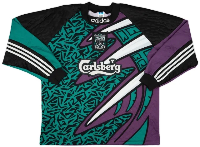 adidas 1995-96 Liverpool GK Shirt - 6/10 - (L)